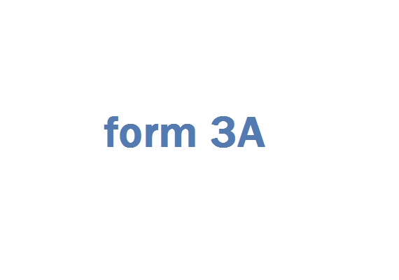 Form 3A Report.